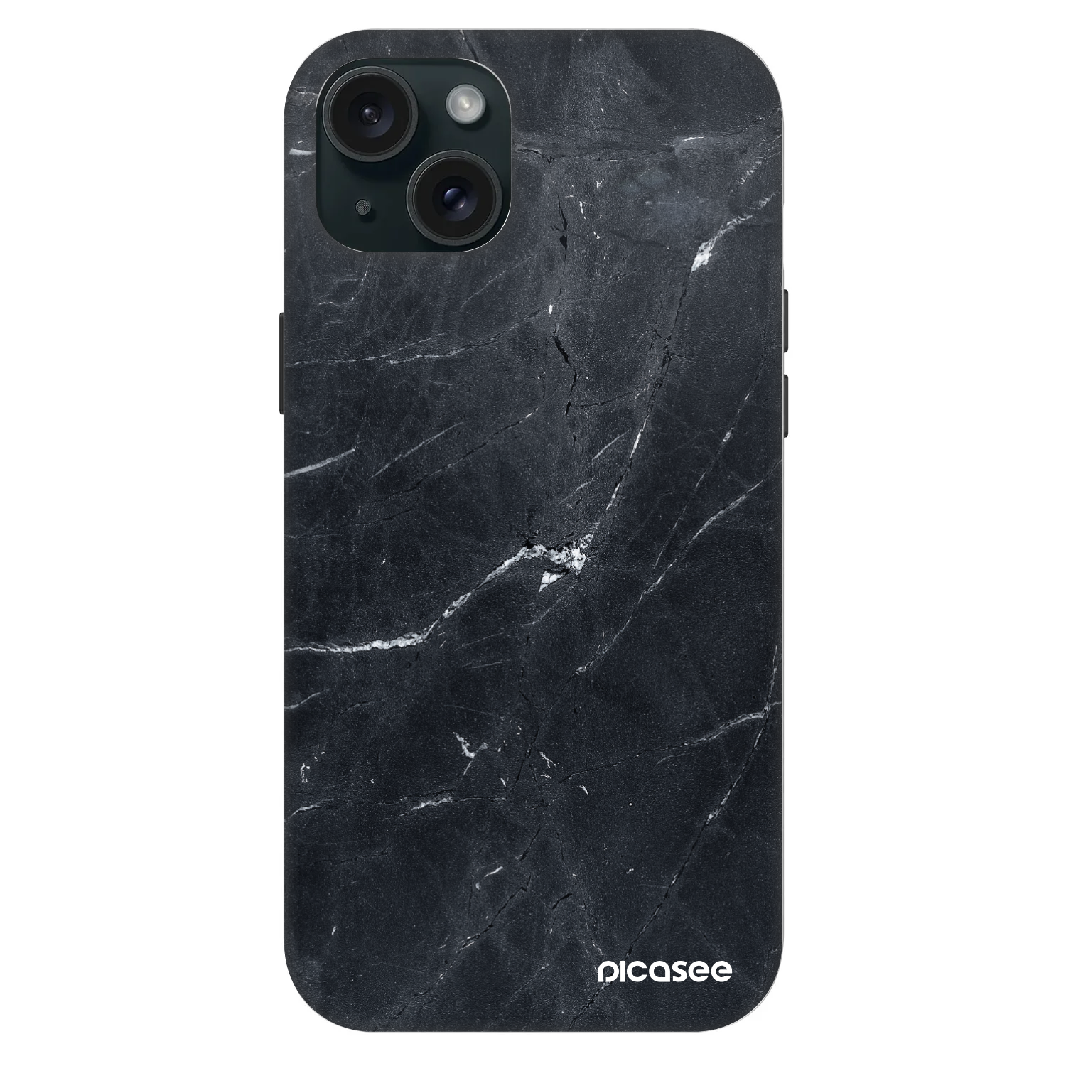 Picasee Fashion Case MagSafe für Apple iPhone 15 Plus - Black marble