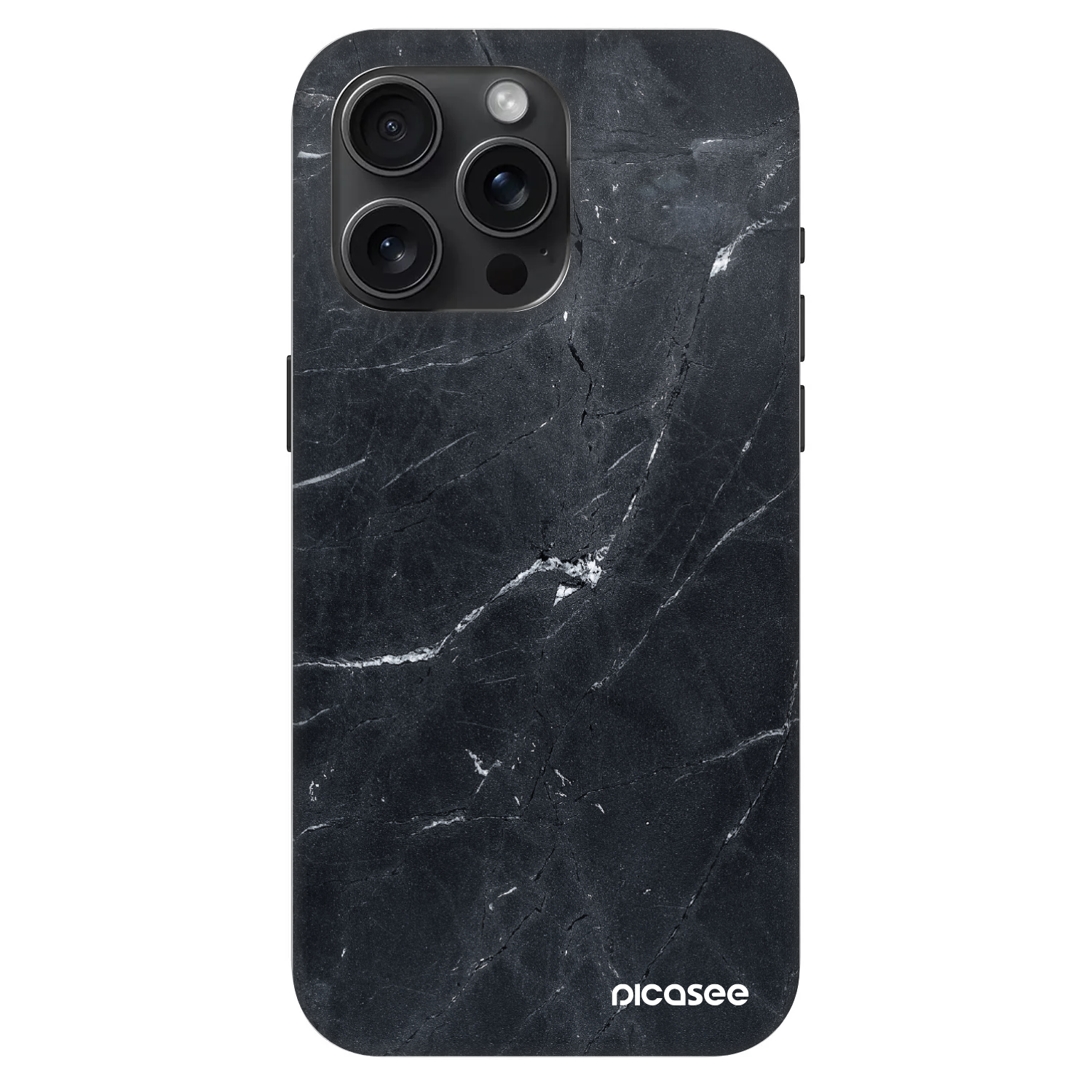 Picasee Fashion Case MagSafe für Apple iPhone 15 Pro Max - Black marble