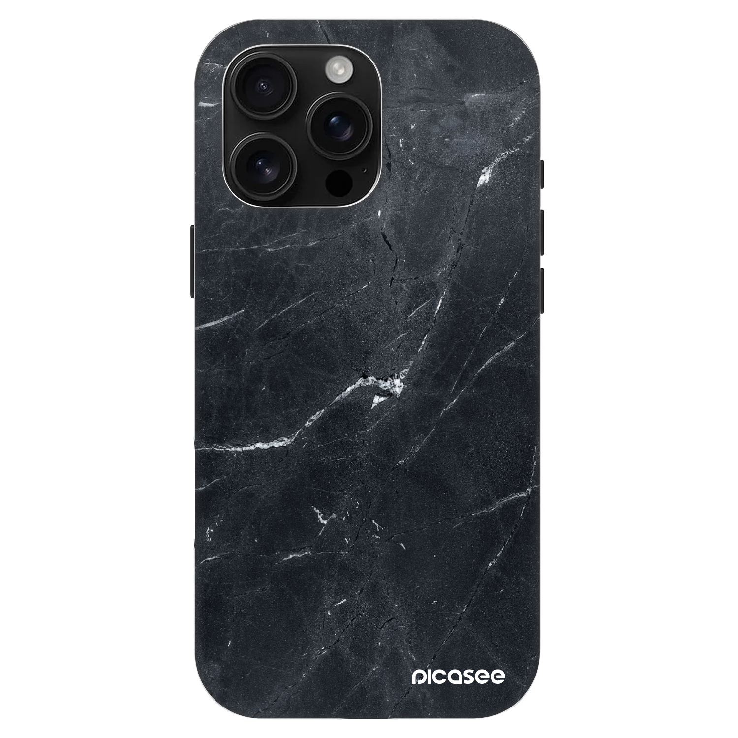 Picasee Fashion Case MagSafe für Apple iPhone 16 Pro Max - Black marble