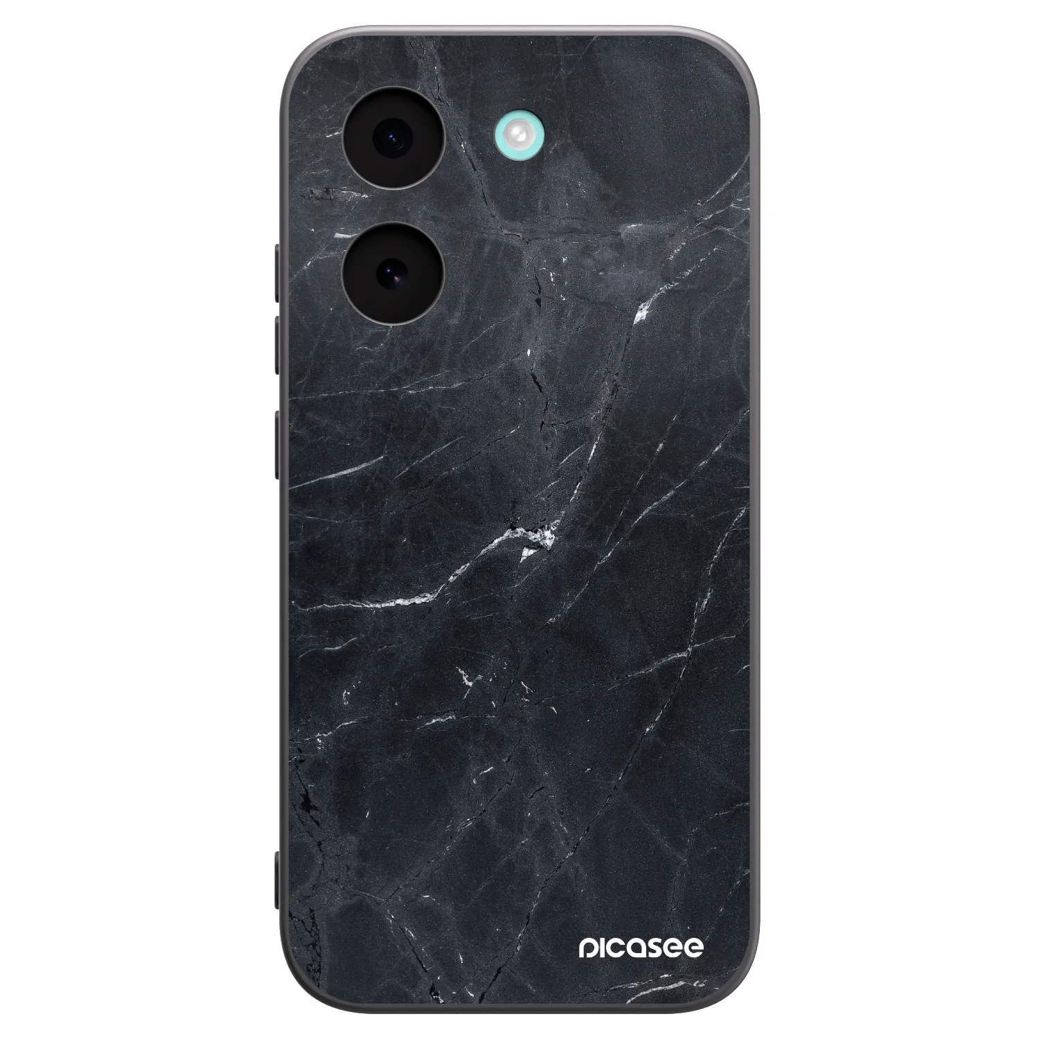 Picasee Xiaomi Poco X8 Pro Hülle - Schwarzes Silikon - Black marble