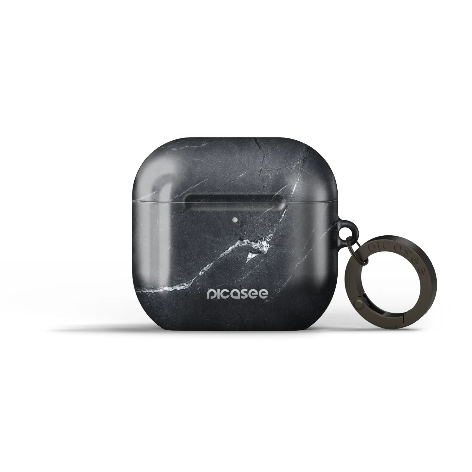 Picasee Obal pro Apple AirPods 4 - Black marble