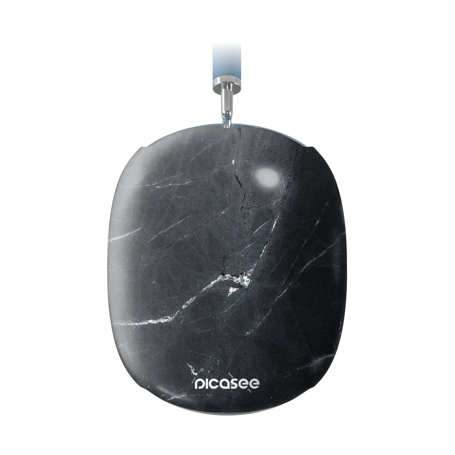 Picasee Obal pro Apple AirPods Max - Black marble