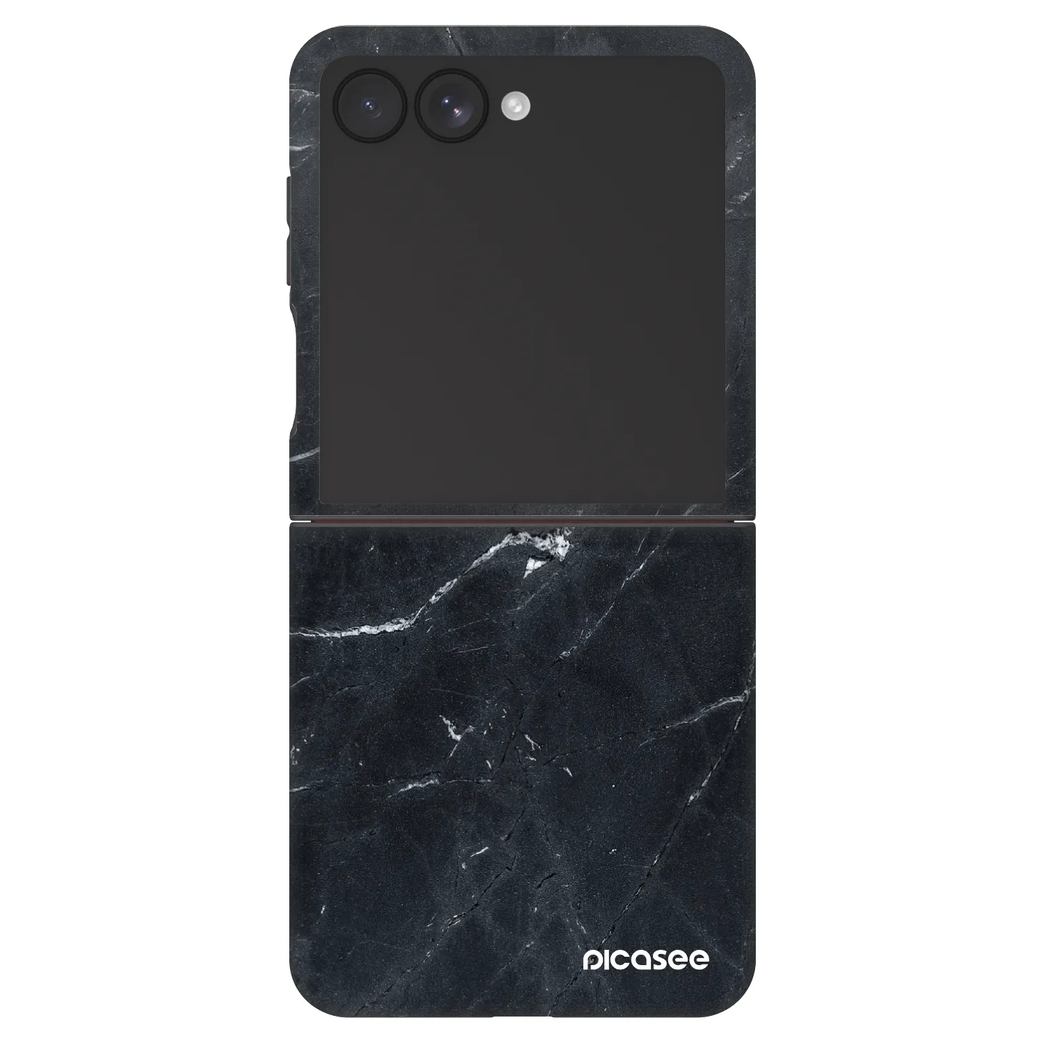 Picasee Fashion Case für Samsung Galaxy Z Flip7 5G - Black marble