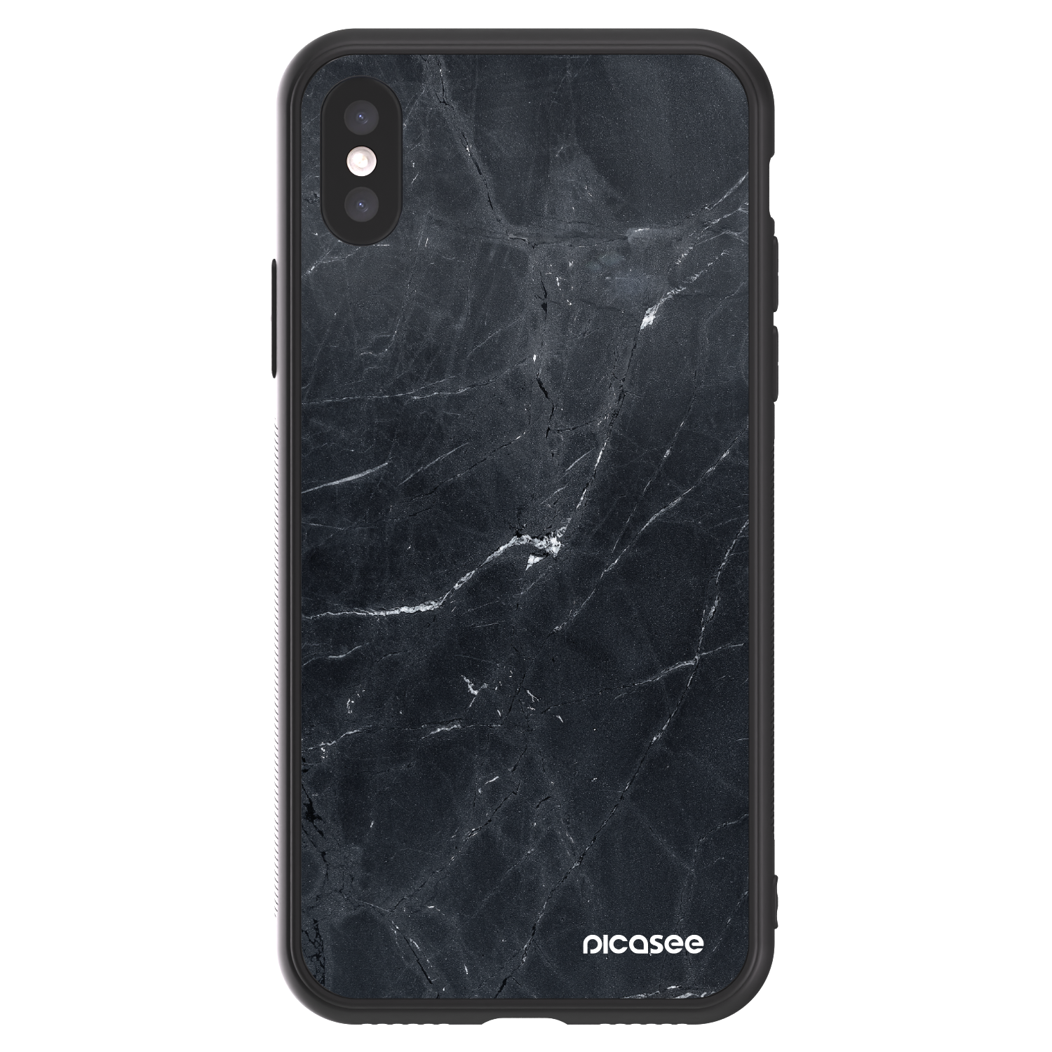 Picasee ULTIMATE CASE für Apple iPhone X/XS - Black marble