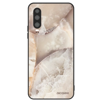 Hülle für Huawei P30 - Cream marble