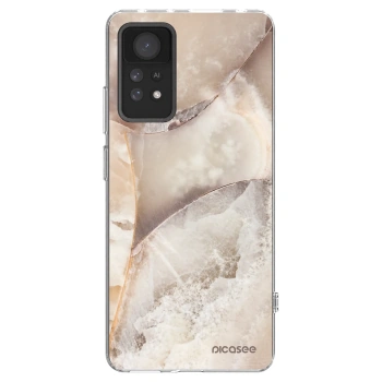 Picasee Xiaomi Redmi Note 11 Pro Hülle - Transparentes Silikon - Cream marble