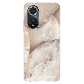 Picasee Huawei Nova 9 SE Hülle - Transparentes Silikon - Cream marble