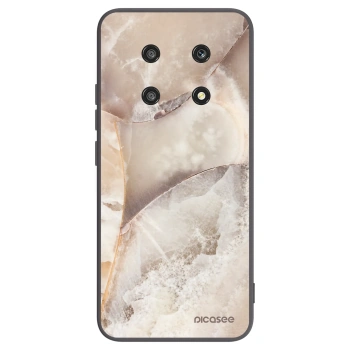 Picasee Honor Magic4 Lite 5G Hülle - Schwarzes Silikon - Cream marble