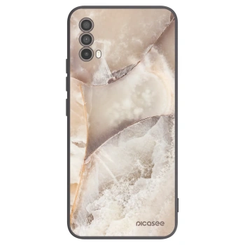 Hülle für Motorola Moto E40 - Cream marble
