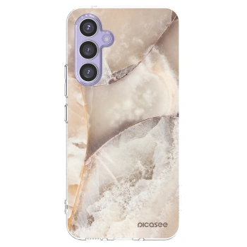 Picasee Samsung Galaxy A54 5G A546B Hülle - Transparentes Silikon - Cream marble