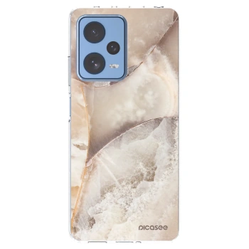 Picasee Xiaomi Redmi Note 12 Pro 5G Hülle - Transparentes Silikon - Cream marble