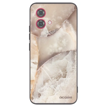 Hülle für Motorola Moto G84 5G - Cream marble