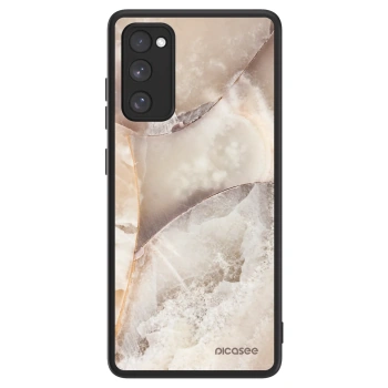 Picasee ULTIMATE CASE PowerShare für Samsung Galaxy S20 FE - Cream marble