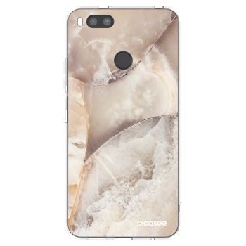 Hülle für Xiaomi Mi A1 Global - Cream marble