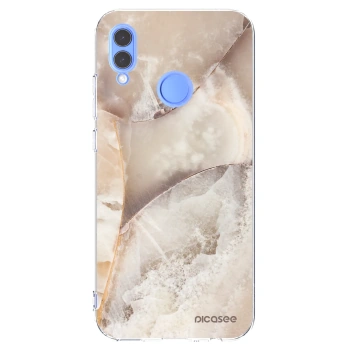 Picasee Huawei P Smart 2019 Hülle - Transparentes Silikon - Cream marble