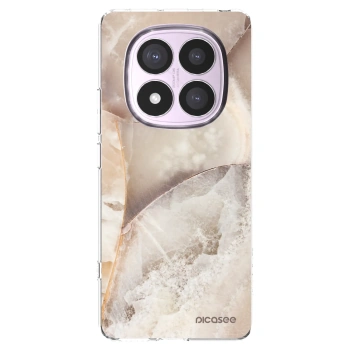 Picasee Xiaomi Redmi Note 14 Pro 5G Hülle - Transparentes Silikon - Cream marble