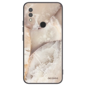 Picasee Xiaomi Redmi 7 Hülle - Schwarzes Silikon - Cream marble
