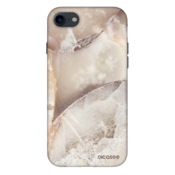 Hülle für Apple iPhone SE 2022 - Cream marble