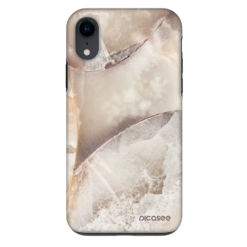 Hülle für Apple iPhone XR - Cream marble