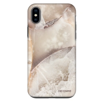 Hülle für Apple iPhone XS Max - Cream marble