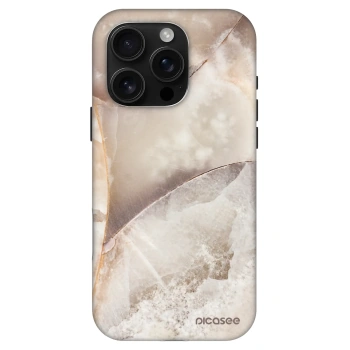 Picasee Fashion Case MagSafe für Apple iPhone 16 Pro - Cream marble
