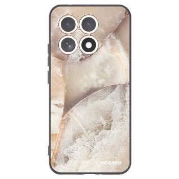 Picasee Xiaomi 15T Hülle - Schwarzes Silikon - Cream marble