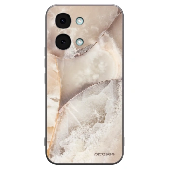 Picasee Xiaomi Poco X8 Pro Max Hülle - Schwarzes Silikon - Cream marble