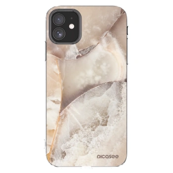 Picasee Apple iPhone 11 Hülle - Transparentes Silikon - Cream marble
