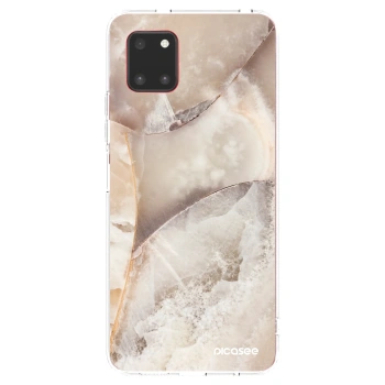 Picasee Samsung Galaxy Note 10 Lite N770F Hülle - Transparentes Silikon - Cream marble