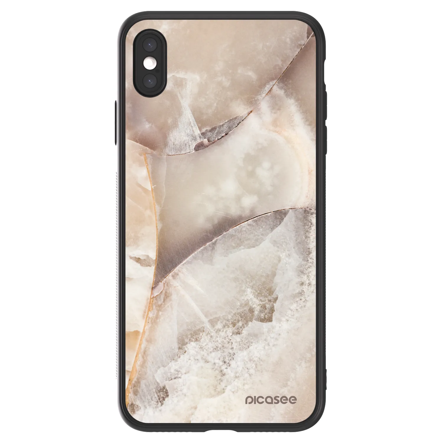 Picasee ULTIMATE CASE für Apple iPhone XS Max - Cream marble