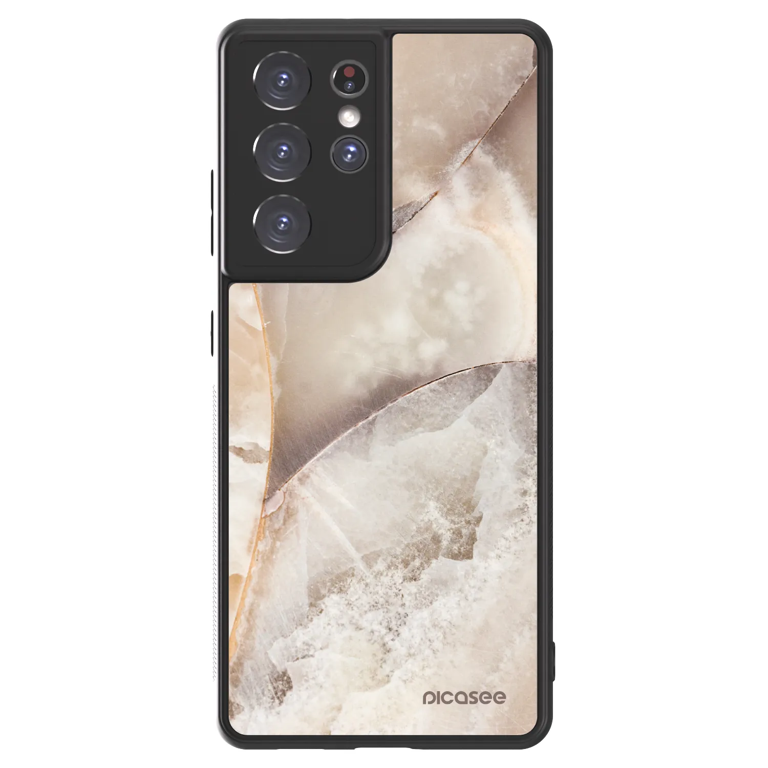 Picasee ULTIMATE CASE für Samsung Galaxy S21 Ultra 5G G998B - Cream marble