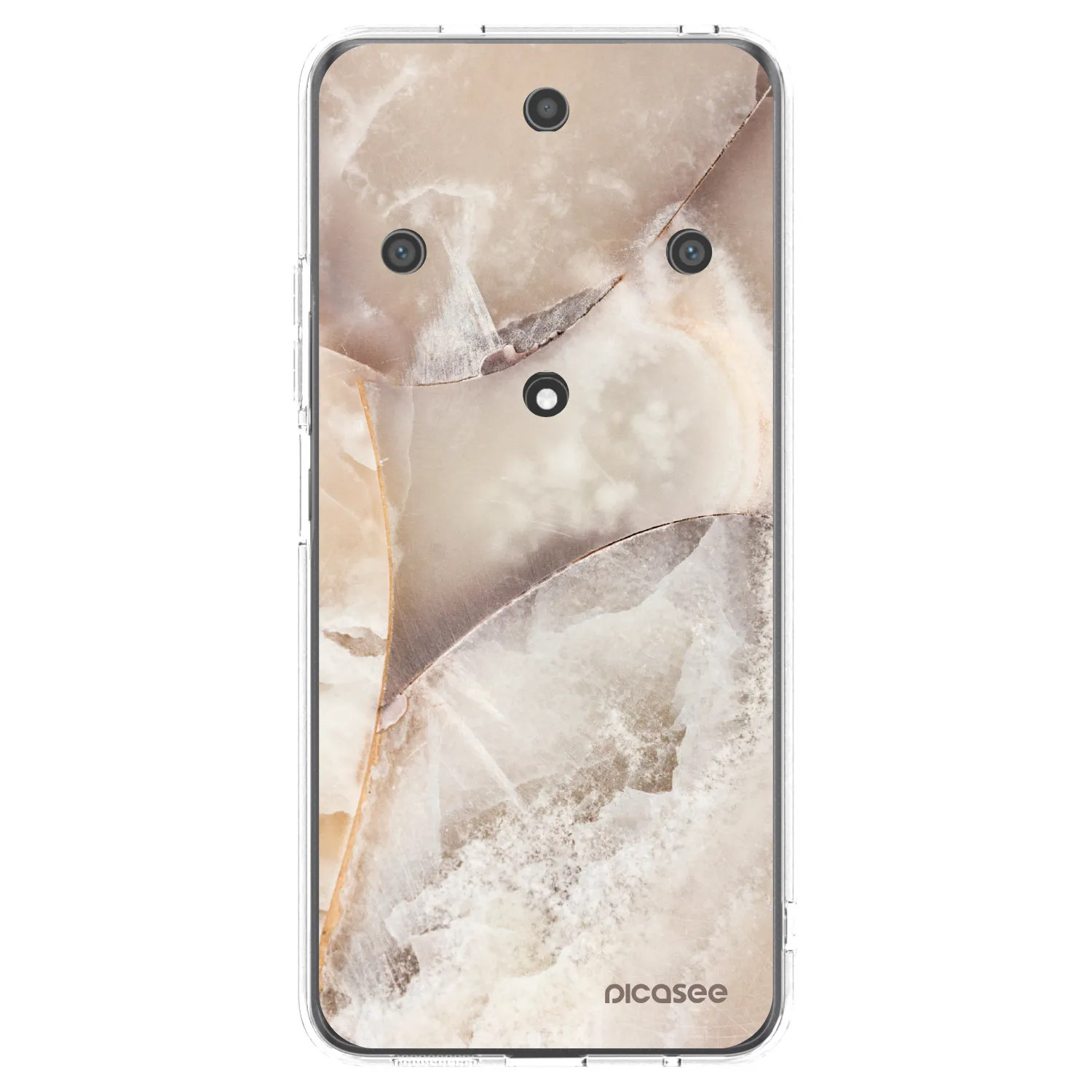 Picasee Honor Magic5 Lite 5G Hülle - Transparentes Silikon - Cream marble