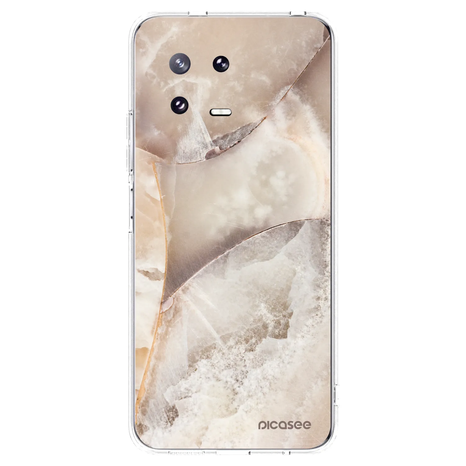 Picasee Xiaomi 13 Pro Hülle - Transparentes Silikon - Cream marble