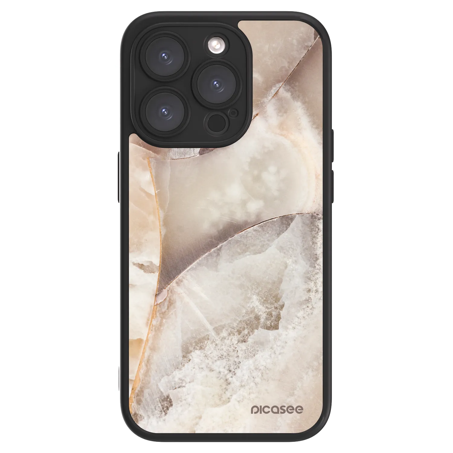 Picasee ULTIMATE CASE MagSafe für Apple iPhone 15 Pro - Cream marble