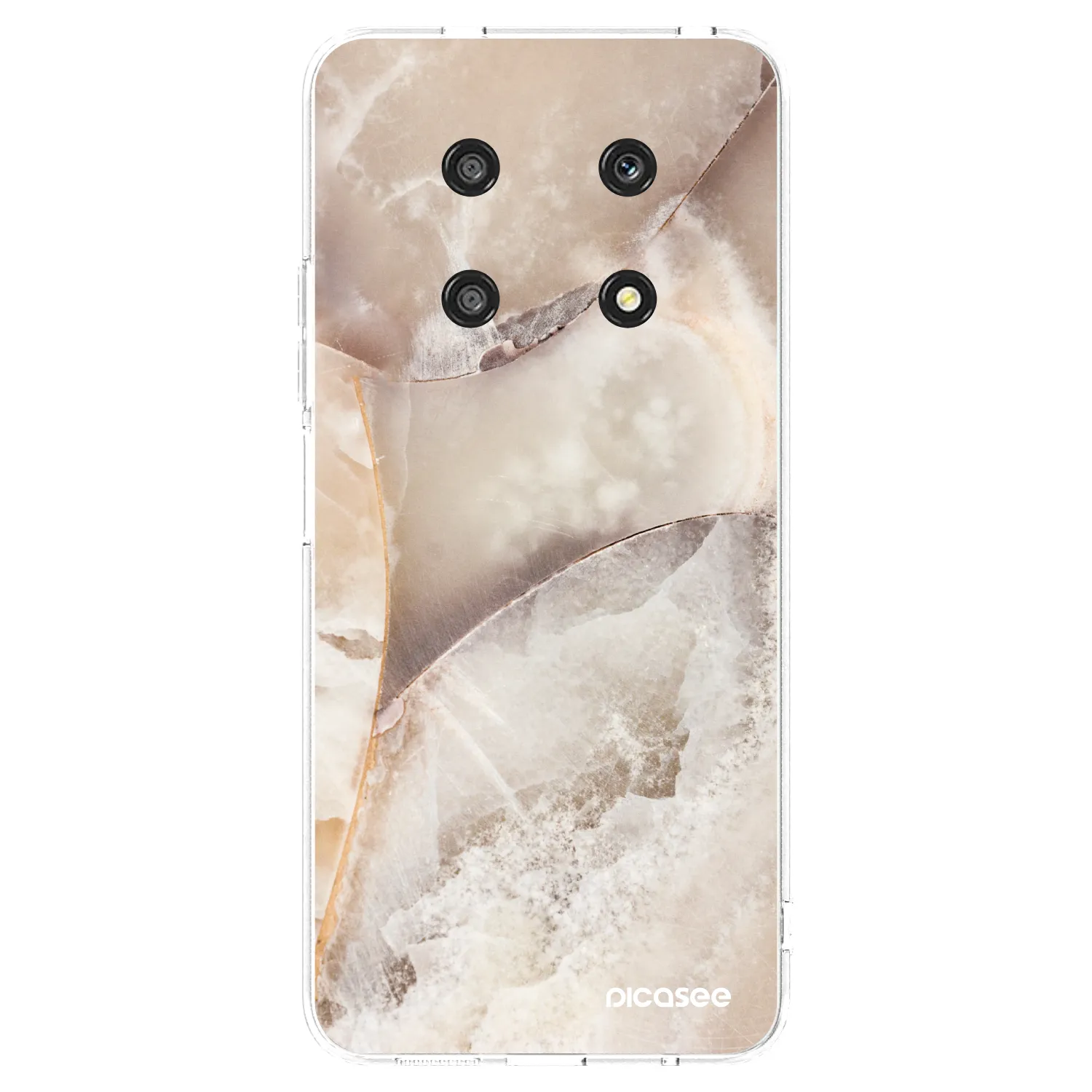 Picasee Honor Magic4 Lite 5G Hülle - Transparentes Silikon - Cream marble