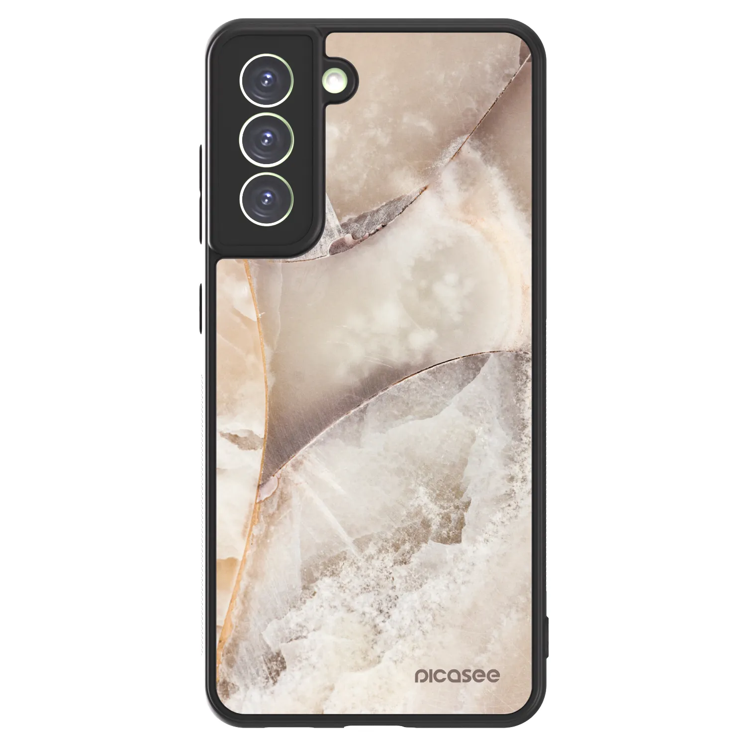 Picasee ULTIMATE CASE PowerShare für Samsung Galaxy S21 FE 5G - Cream marble