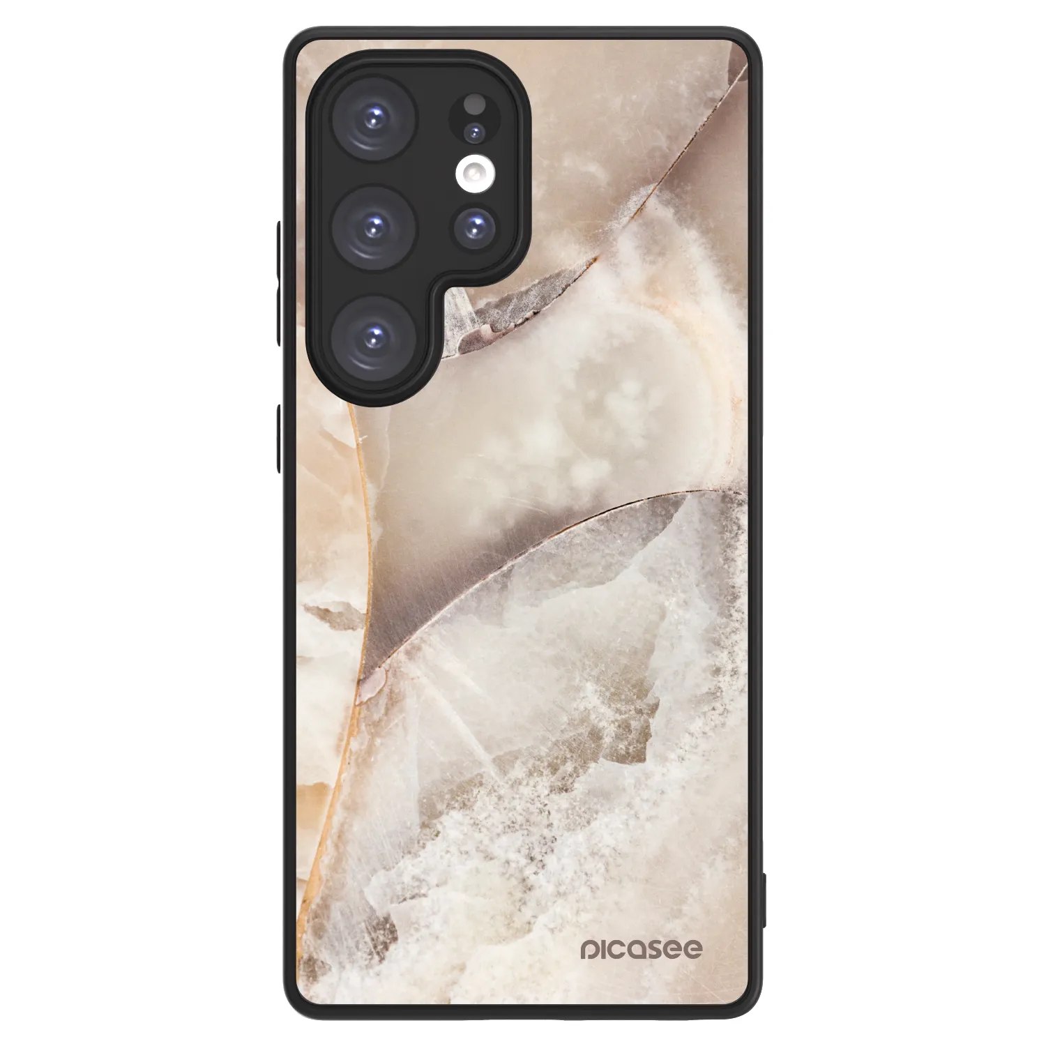Picasee ULTIMATE CASE PowerShare für Samsung Galaxy S25 Ultra 5G - Cream marble