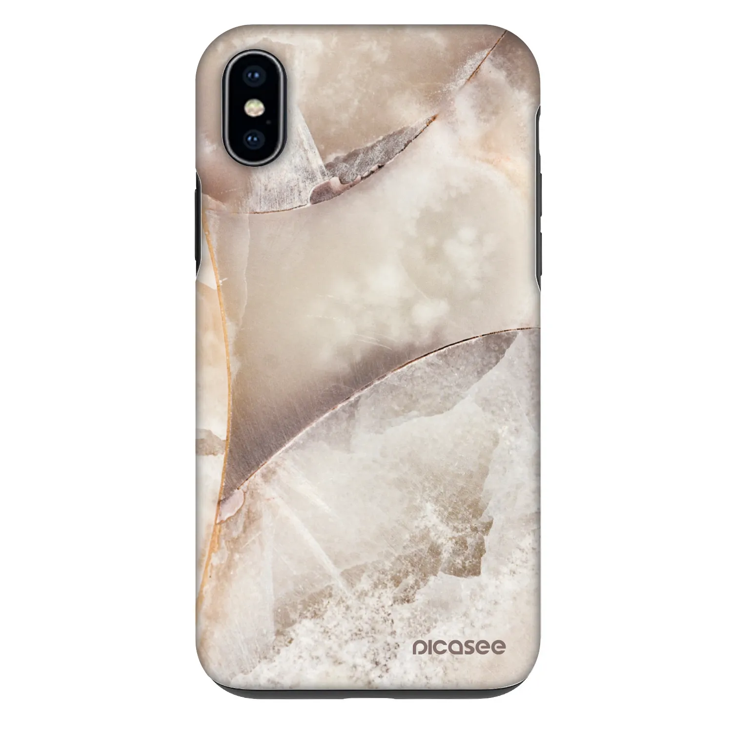 Picasee Fashion Case für Apple iPhone XS Max - Cream marble