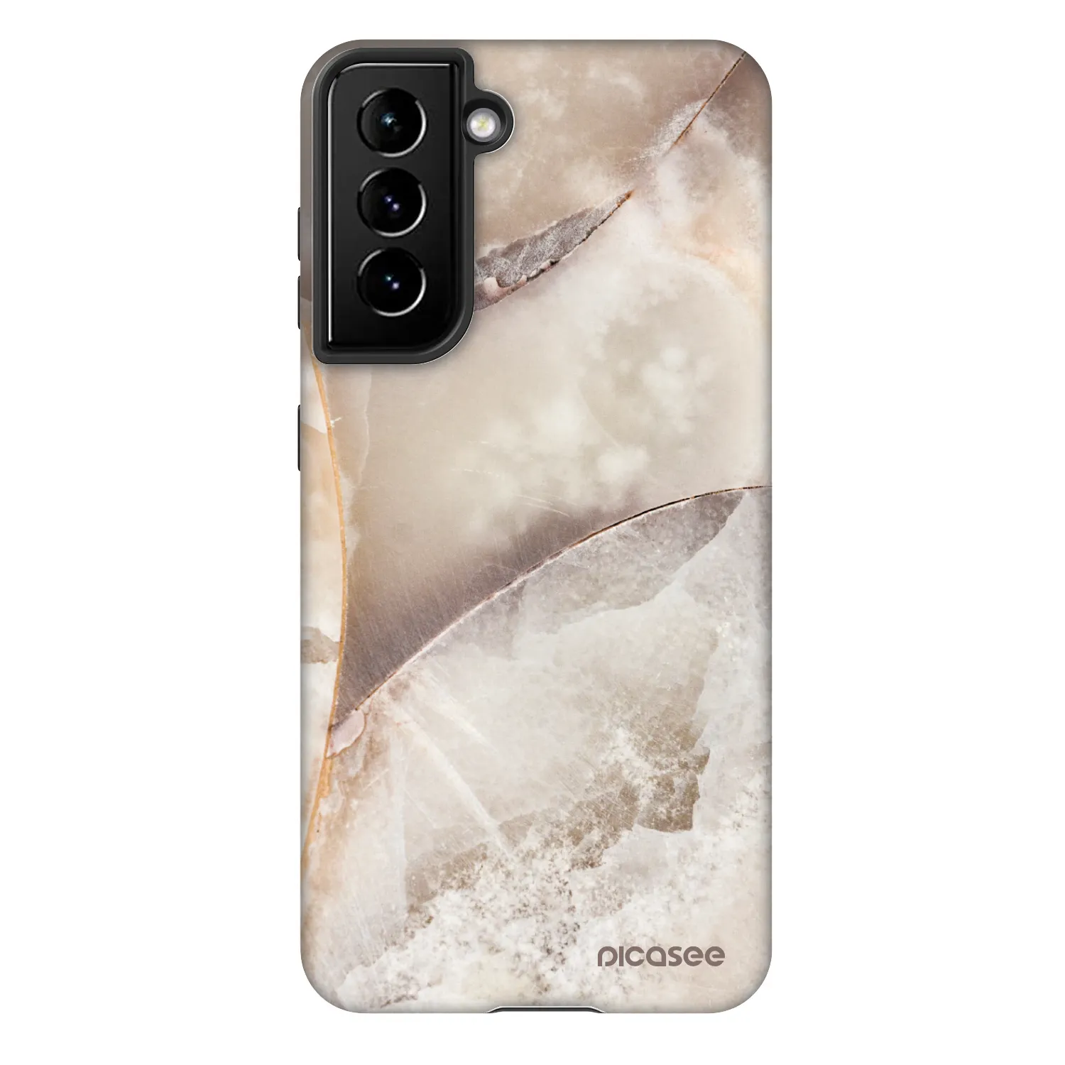 Picasee Fashion Case für Samsung Galaxy S21 5G G991B - Cream marble