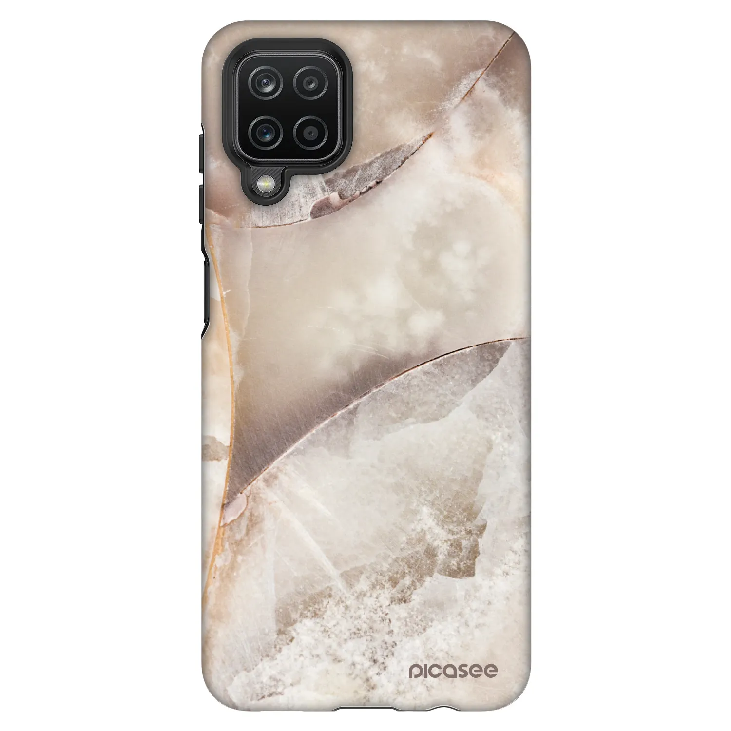 Picasee Fashion Case für Samsung Galaxy A12 A125F - Cream marble