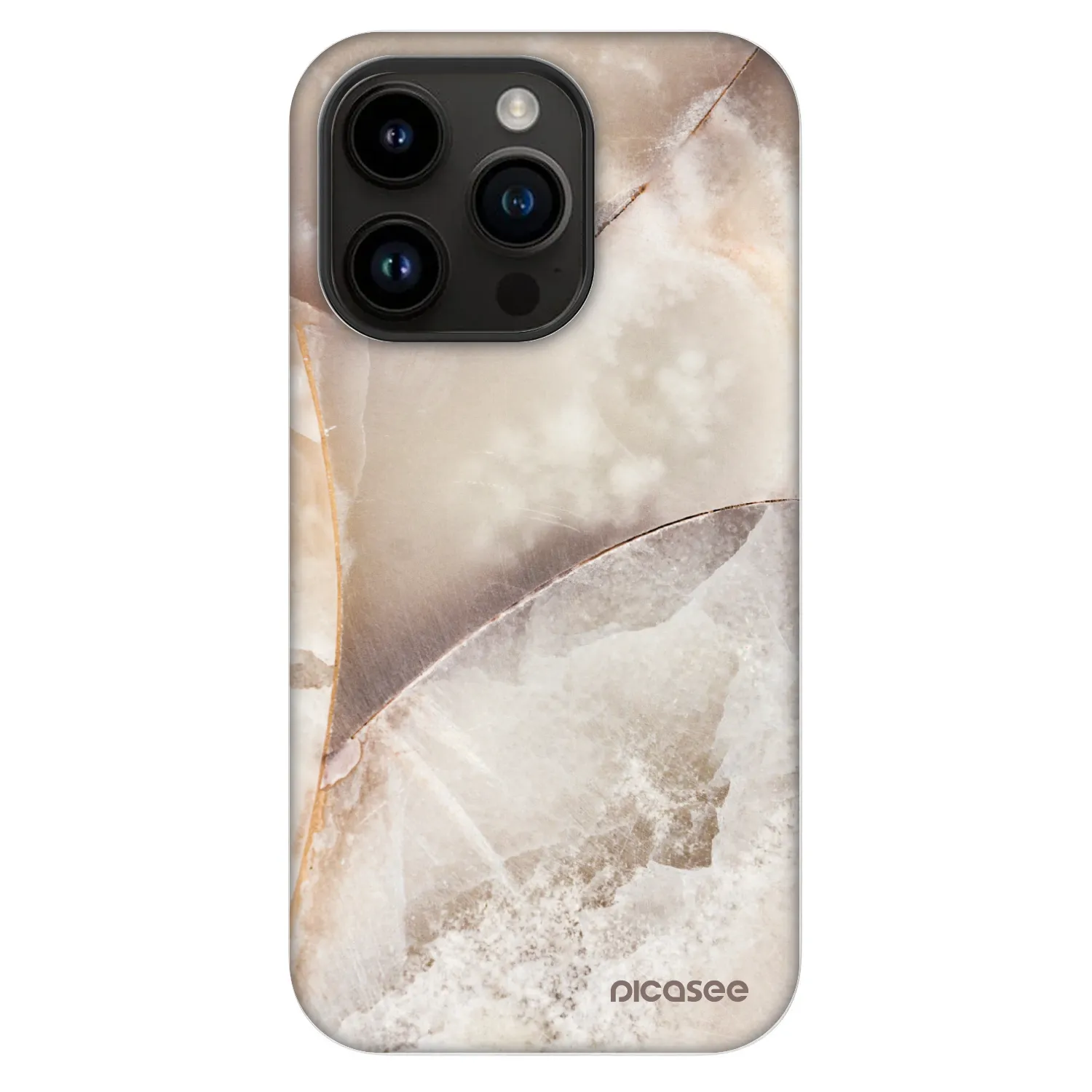 Picasee Fashion Case MagSafe für Apple iPhone 14 Pro - Cream marble