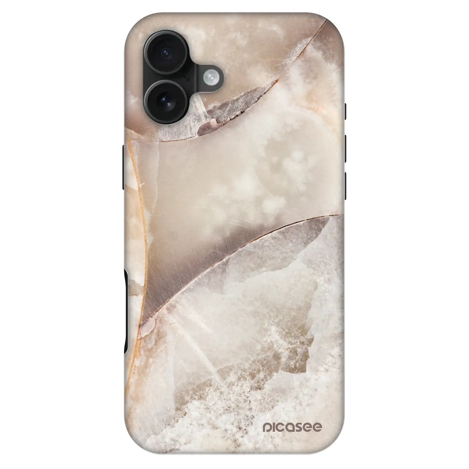 Picasee Fashion Case MagSafe für Apple iPhone 16 Plus - Cream marble