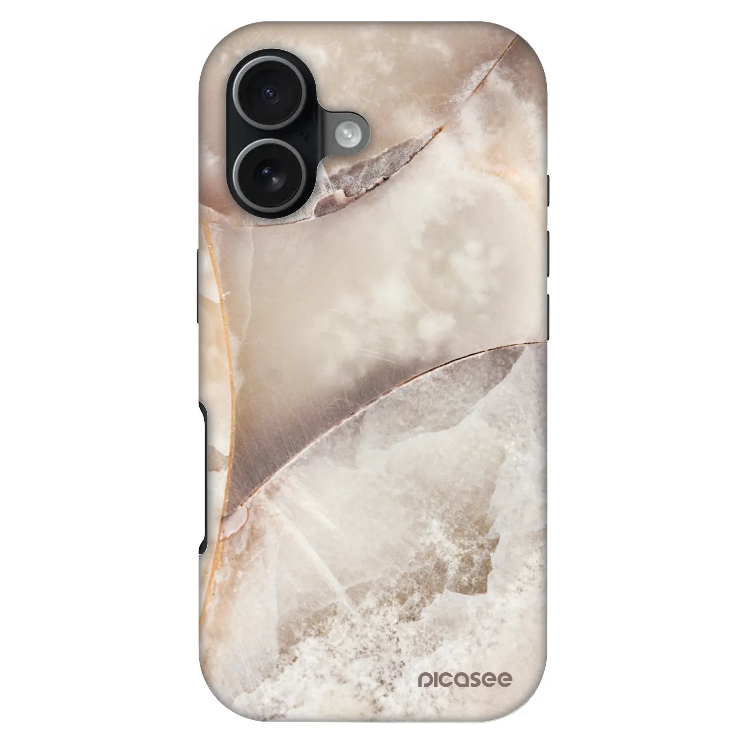 Picasee Fashion Case MagSafe für Apple iPhone 17 - Cream marble