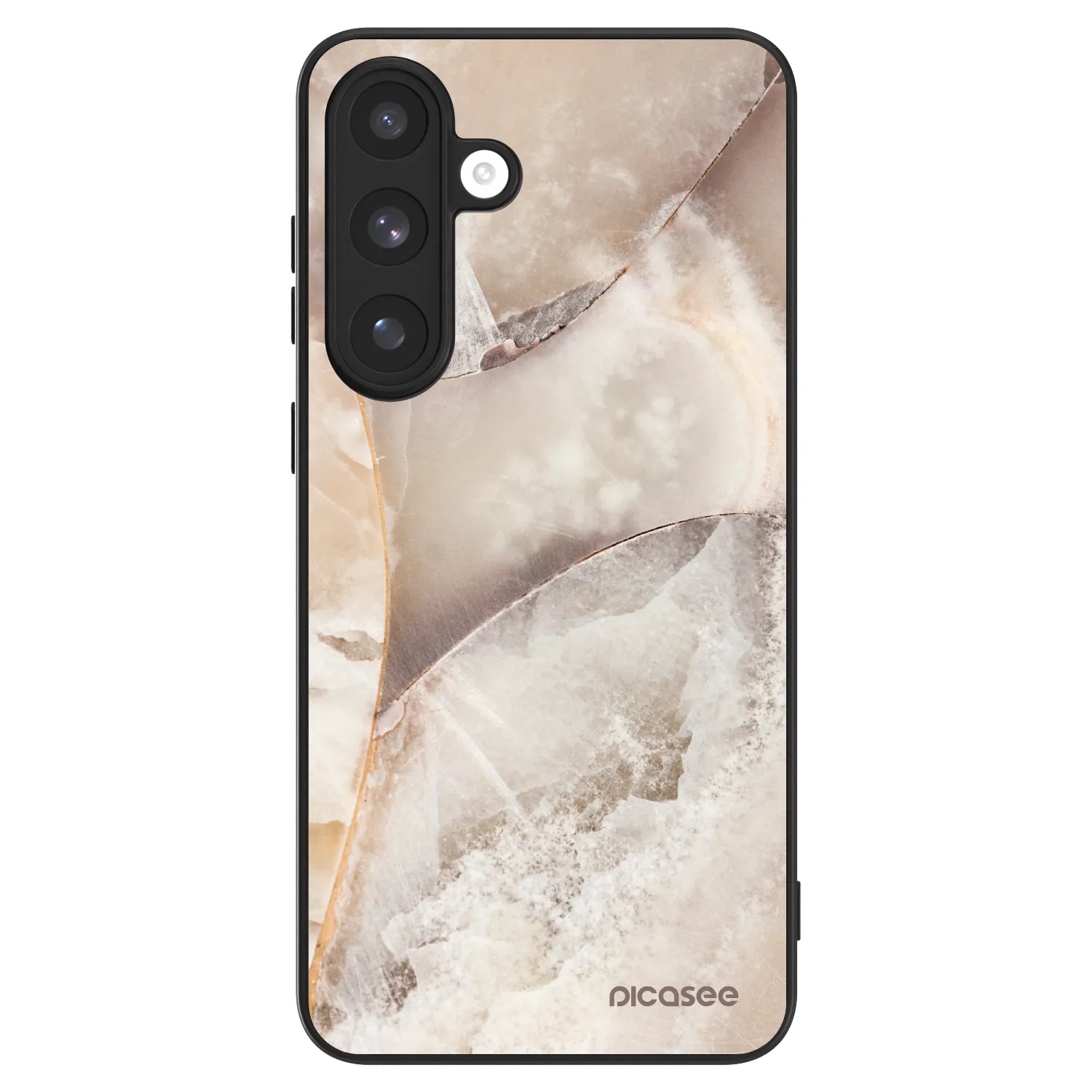 Picasee ULTIMATE CASE PowerShare für Samsung Galaxy S25 FE 5G - Cream marble