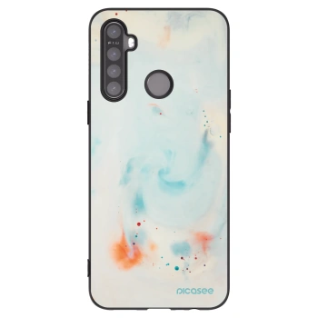 Picasee Realme 6i Hülle - Schwarzes Silikon - Splash