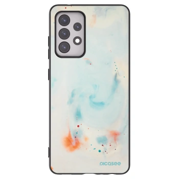 Picasee Samsung Galaxy A52 5G A525F Hülle - Schwarzes Silikon - Splash