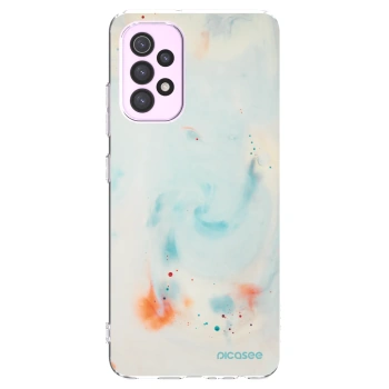 Picasee Samsung Galaxy A32 5G A326B Hülle - Transparentes Silikon - Splash