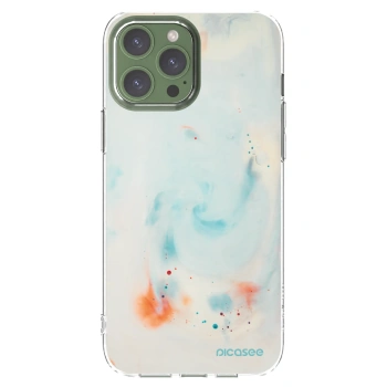 Picasee Apple iPhone 13 Pro Max Hülle - Transparentes Silikon - Splash