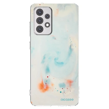 Picasee Samsung Galaxy A52s 5G A528B Hülle - Transparentes Silikon - Splash