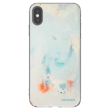 Picasee Apple iPhone XS Max Hülle - Transparentes Silikon - Splash